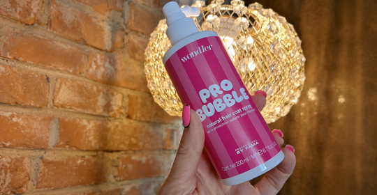 Pro bubble produktas rankoje